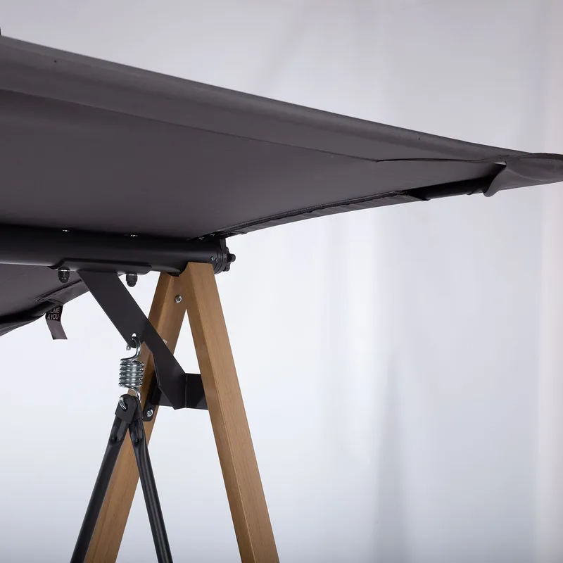 Trädgårdsgunga Helia 3-sits Hall - Grå - Utemöbler - Utesoffa - Hängsoffa