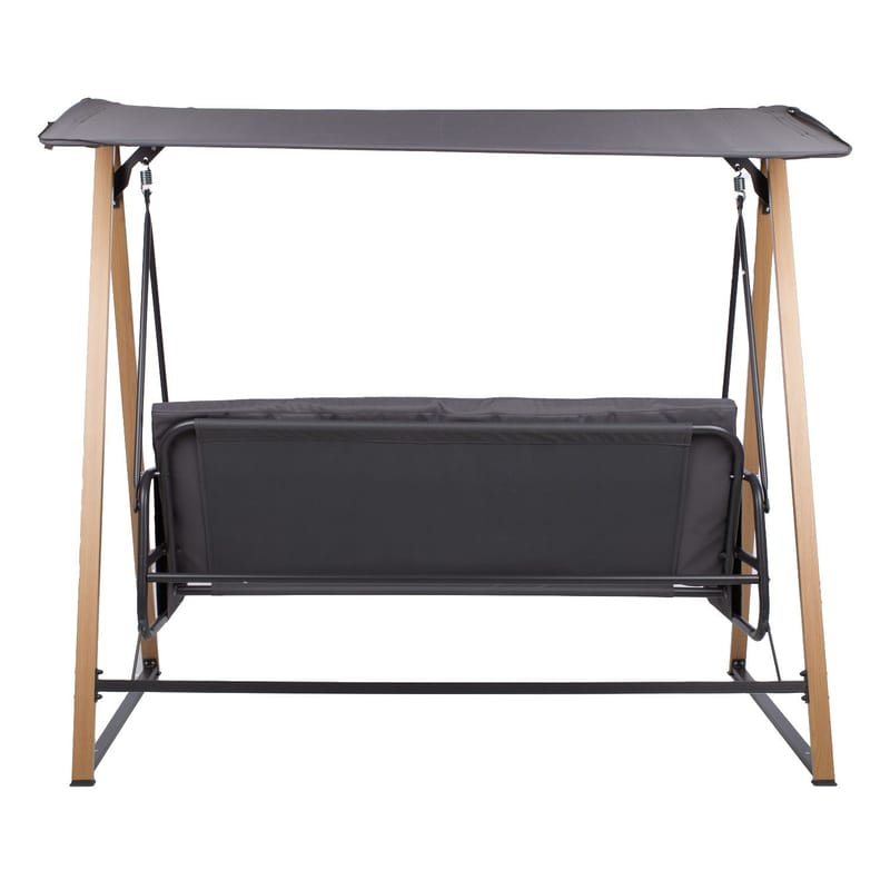 Trädgårdsgunga Helia 3-sits Hall - Grå - Utemöbler - Utesoffa - Hängsoffa