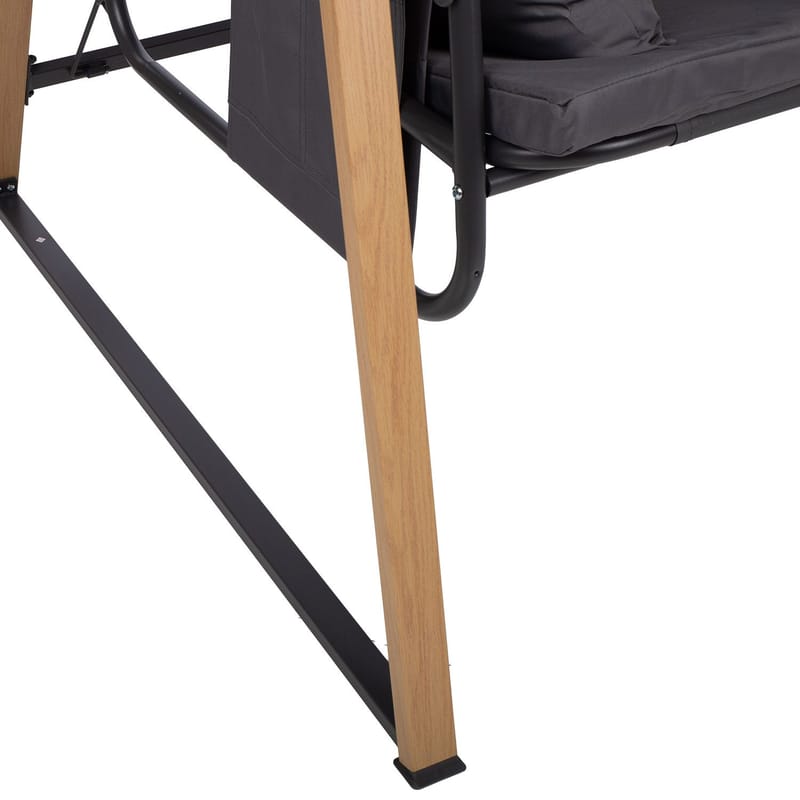 Trädgårdsgunga Helia 3-sits Hall - Grå - Utemöbler - Utesoffa - Hängsoffa