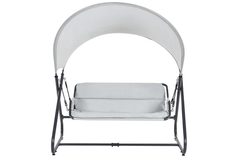 Trädgårdsgunga Solagna - Ljusgrå, 168x113x187 cm - Utemöbler - Utesoffa - Hängsoffa