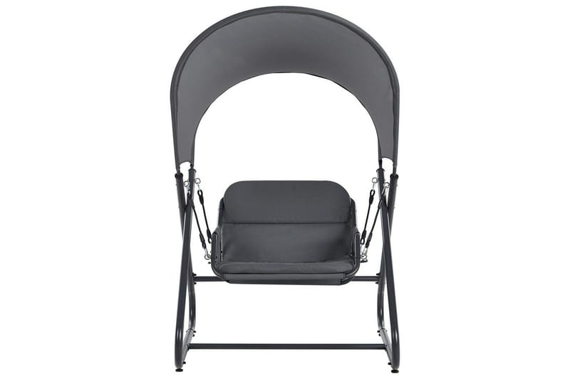 Trädgårdsgunga Solagna - Mörkgrå, 114x117x182 cm - Utemöbler - Utesoffa - Hängsoffa