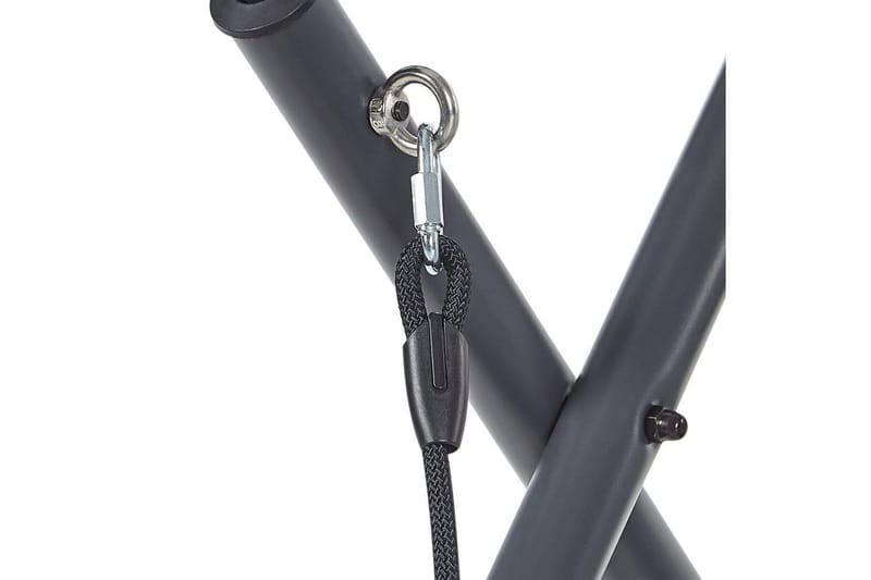 Trädgårdsgunga Solagna - Mörkgrå, 114x117x182 cm - Utemöbler - Utesoffa - Hängsoffa