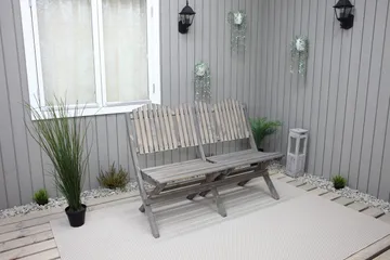 Delpino Utesoffa - Grå - Utemöbler - Loungemöbler - Loungesoffa