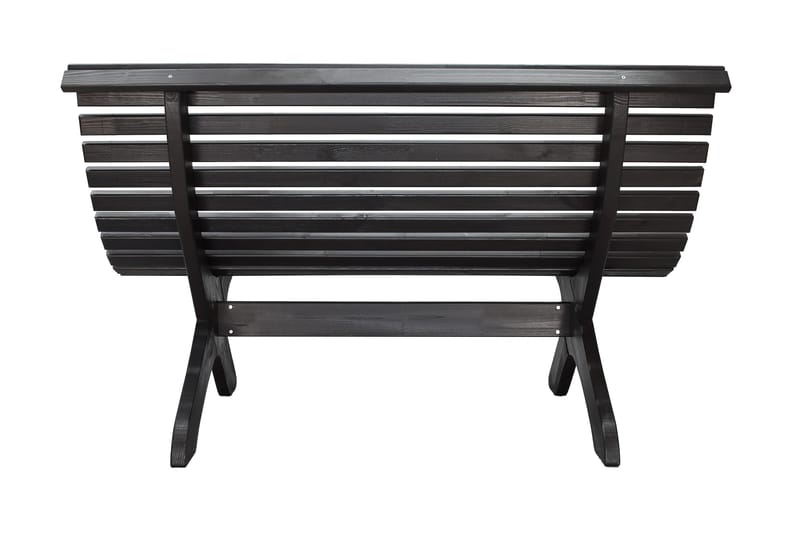 Norvald Bänk Utomhus - Kaffesvart - Utemöbler - Utesoffa - Trädgårdssoffa