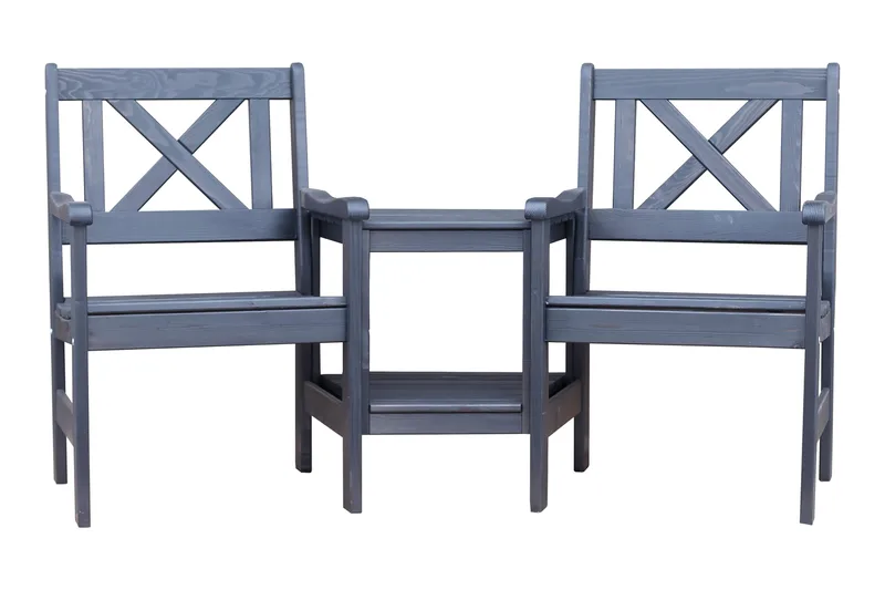 Olivo Utefåtölj - Svart - Utemöbler - Utesoffa - Trädgårdssoffa