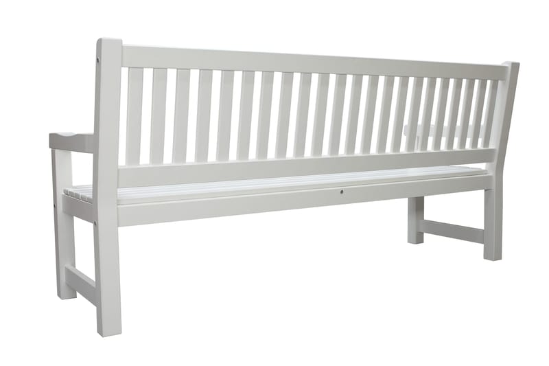 Rimforsa Trädgårdssoffa - Vitlaserad Furu - Utemöbler - Utesoffa - Trädgårdssoffa