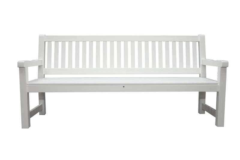 Rimforsa Trädgårdssoffa - Vitlaserad Furu - Utemöbler - Utesoffa - Trädgårdssoffa