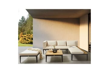 Trädgårdssoffgrupp med bord 3-sits Bracciano - Utemöbler - Loungemöbler - Soffgrupp utomhus
