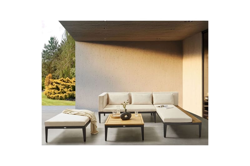 Trädgårdssoffgrupp med bord 3-sits Bracciano - Trädgård & spabad - Utemiljö - Altan & terrass - Altanmöbler