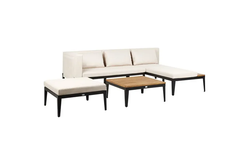 Trädgårdssoffgrupp med bord 3-sits Bracciano - Trädgård & spabad - Utemiljö - Altan & terrass - Altanmöbler