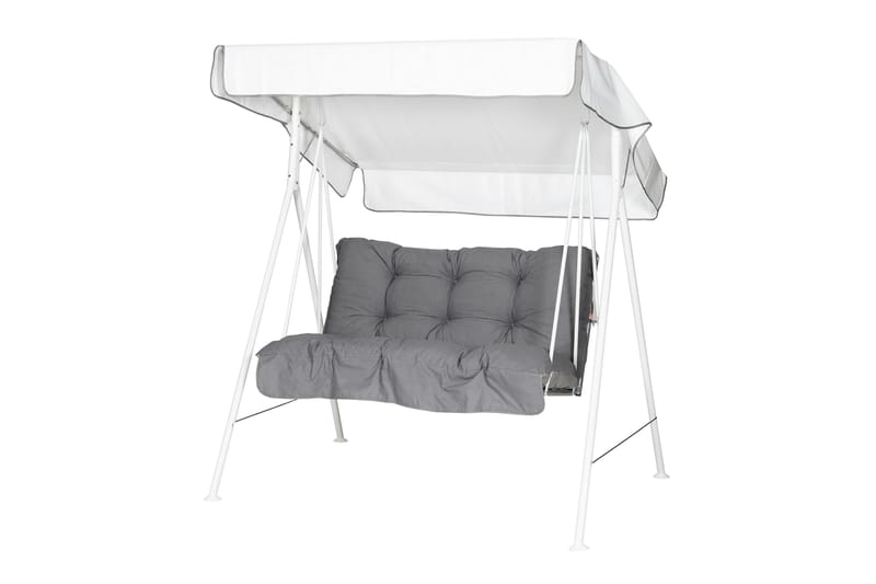 Tritante Komplett Hammock 130 cm - Vit/Grå - Utemöbler - Utesoffa - Hammock