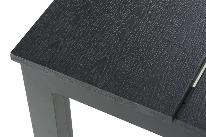 Tunis Stort Rektangulärt Matbord utomhus 205x90 cm i metall och plast - Svart - Utemöbler - Utebord & trädgårdsbord - Matbord utomhus