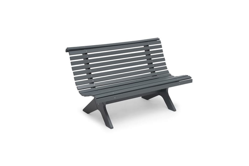 Utesoffa Hillerstorp Lund Stålgrå - Stålgrå - Utemöbler - Utesoffa - Trädgårdssoffa