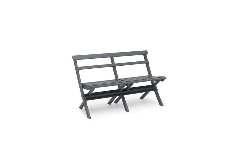 Utesoffa Hillerstorp Torpet Utesoffa Stålgrå - Stålgrå - Utemöbler - Utesoffa - Trädgårdssoffa