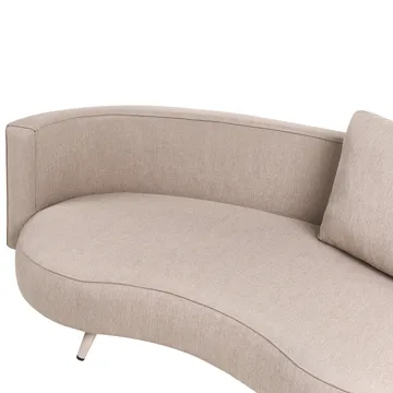 Utesoffa Parori Vänstervänd - Beige - Utemöbler - Utesoffa - Trädgårdssoffa