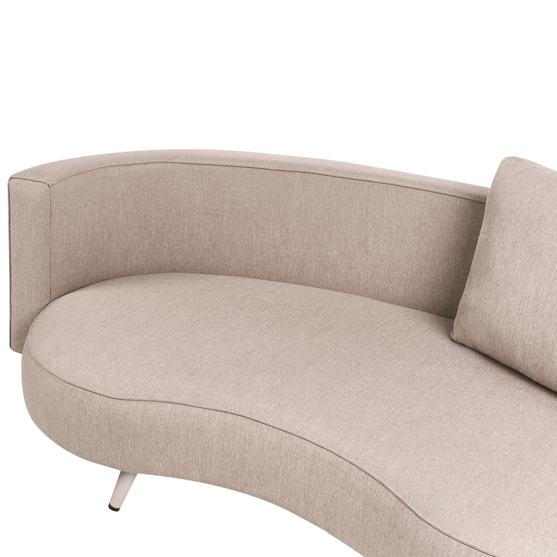 Utesoffa Parori Vänstervänd - Beige - Utemöbler - Utesoffa - Trädgårdssoffa