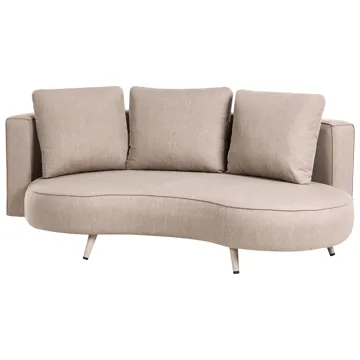 Utesoffa Parori Vänstervänd - Beige - Utemöbler - Utesoffa - Trädgårdssoffa