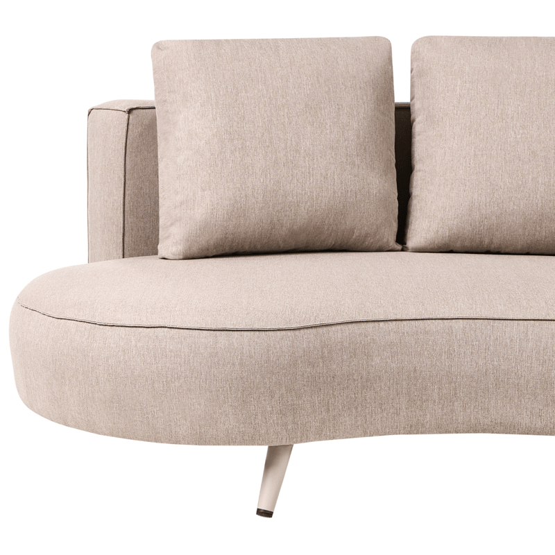 Utesoffa Parori Högervänd - Beige - Utemöbler - Utesoffa - Trädgårdssoffa