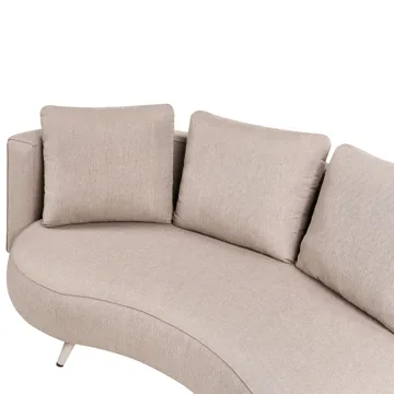 Utesoffa Parori Vänstervänd - Beige - Utemöbler - Utesoffa - Trädgårdssoffa