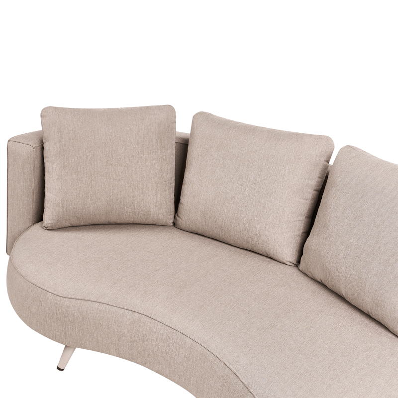 Utesoffa Parori Vänstervänd - Beige - Utemöbler - Utesoffa - Trädgårdssoffa