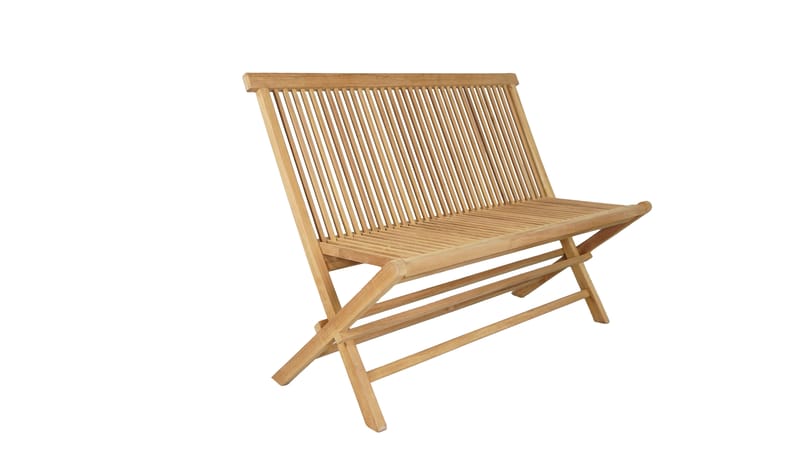 Utomhusbänk Milano fällbar bänk 120 cm - trä - Utemöbler - Utesoffa - Trädgårdsbänk & utebänk