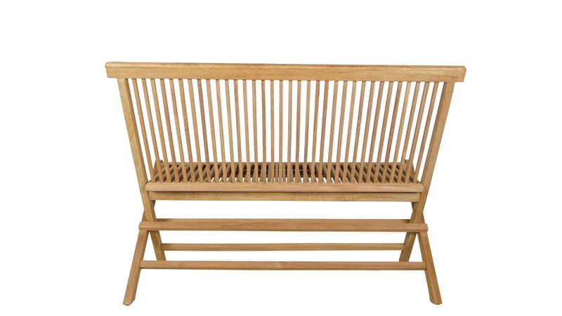 Utomhusbänk Milano fällbar bänk 120 cm - trä - Utemöbler - Utesoffa - Trädgårdsbänk & utebänk