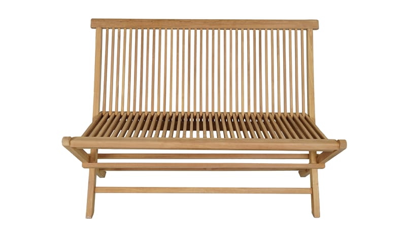 Utomhusbänk Milano fällbar bänk 120 cm - trä - Utemöbler - Utesoffa - Trädgårdsbänk & utebänk