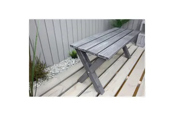 Utomhusbänk Scottsdale - Shabby Chic Grå, 100 cm - Utemöbler - Utesoffa - Trädgårdsbänk & utebänk