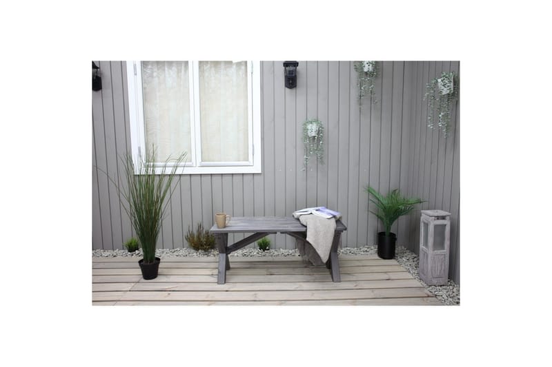 Utomhusbänk Scottsdale - Shabby Chic Grå, 100 cm - Utemöbler - Utesoffa - Trädgårdsbänk & utebänk