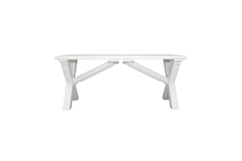 Utomhusbänk Scottsdale - Vit, 100 cm - Utemöbler - Utesoffa - Trädgårdsbänk & utebänk