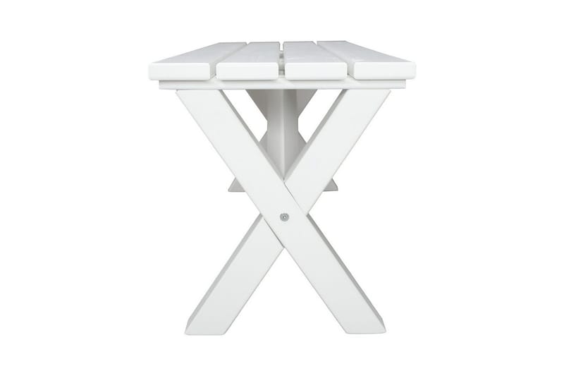 Utomhusbänk Scottsdale - Vit, 100 cm - Utemöbler - Utesoffa - Trädgårdsbänk & utebänk