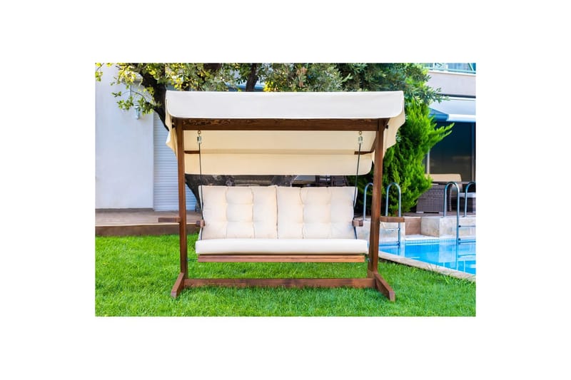 Viva Hängsoffa Utomhus 2-sits - Beige - Utemöbler - Utesoffa - Hängsoffa