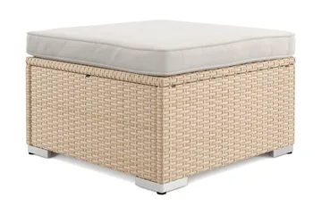 Wisconsin Divan Modul utomhus i konstrotting med vattenavisande dyna - Beige - Utemöbler - Loungemöbler - Modulsoffa utomhus