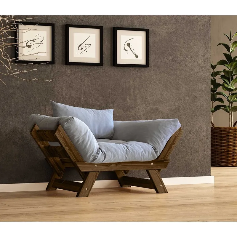 Zylar 2-sits Bäddsoffa - Grå - Möbler - Soffa - Bäddsoffa - Bäddsoffa 2 sits