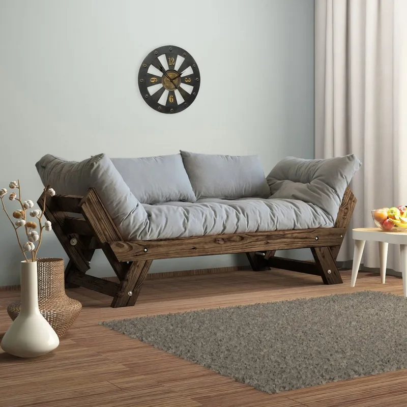 Zylar 2-sits Bäddsoffa - Grå - Möbler - Soffa - Bäddsoffa - Bäddsoffa 2 sits