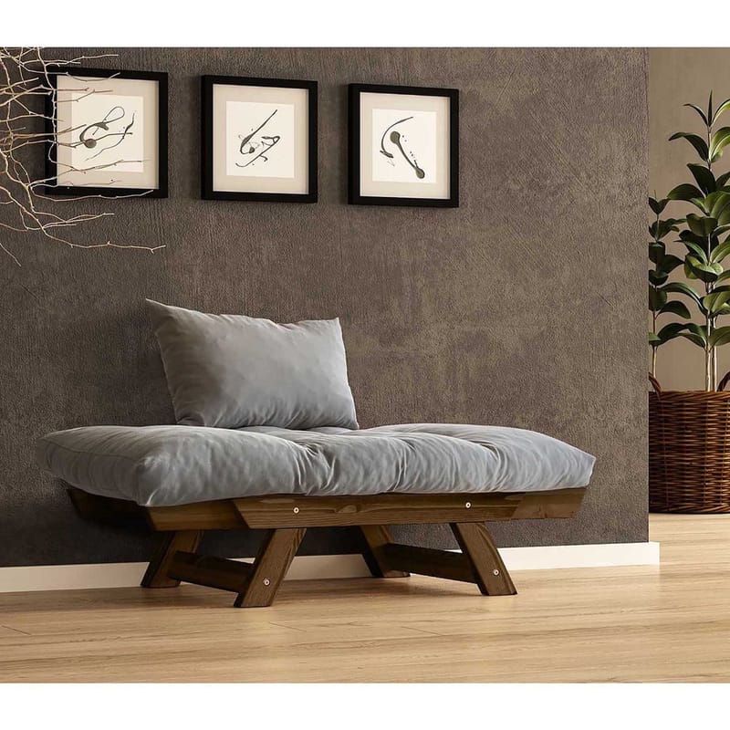 Zylar 2-sits Bäddsoffa - Grå - Möbler - Soffa - Bäddsoffa - Bäddsoffa 2 sits