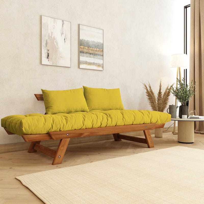 Zylar 2-sits Bäddsoffa - Gul - Möbler - Soffa - Bäddsoffa - Bäddsoffa 2 sits