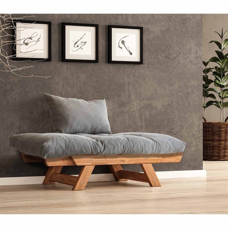 Zylar 2-sits Bäddsoffa - Kolgrå - Möbler - Soffa - Bäddsoffa - Bäddsoffa 2 sits