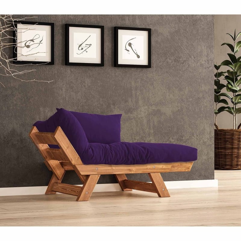 Zylar 2-sits Bäddsoffa - Lila - Möbler - Soffa - Bäddsoffa - Bäddsoffa 2 sits