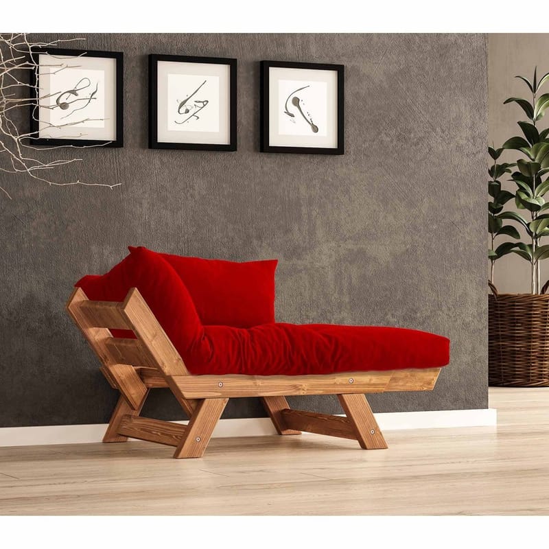 Zylar 2-sits Bäddsoffa - Röd - Möbler - Soffa - Bäddsoffa - Bäddsoffa 2 sits