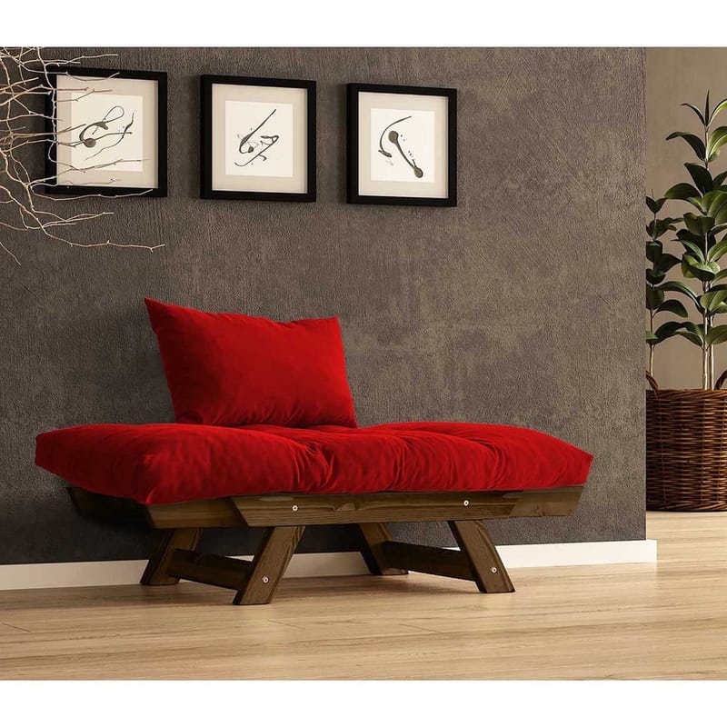 Zylar 2-sits Bäddsoffa - Röd - Möbler - Soffa - Bäddsoffa - Bäddsoffa 2 sits