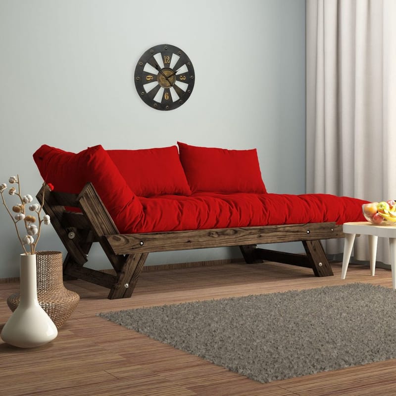 Zylar 2-sits Bäddsoffa - Röd - Möbler - Soffa - Bäddsoffa - Bäddsoffa 2 sits