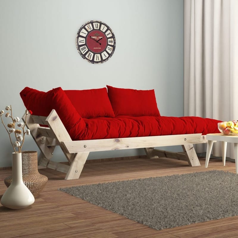 Zylar 2-sits Bäddsoffa - Röd - Möbler - Soffa - Bäddsoffa - Bäddsoffa 2 sits