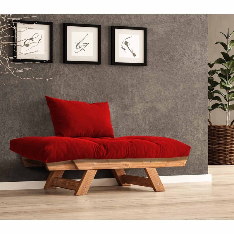 Zylar 2-sits Bäddsoffa - Röd - Möbler - Soffa - Bäddsoffa - Bäddsoffa 2 sits