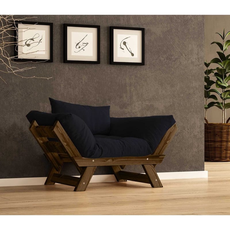 Zylar 2-sits Bäddsoffa - Svart - Möbler - Soffa - Bäddsoffa - Bäddsoffa 2 sits