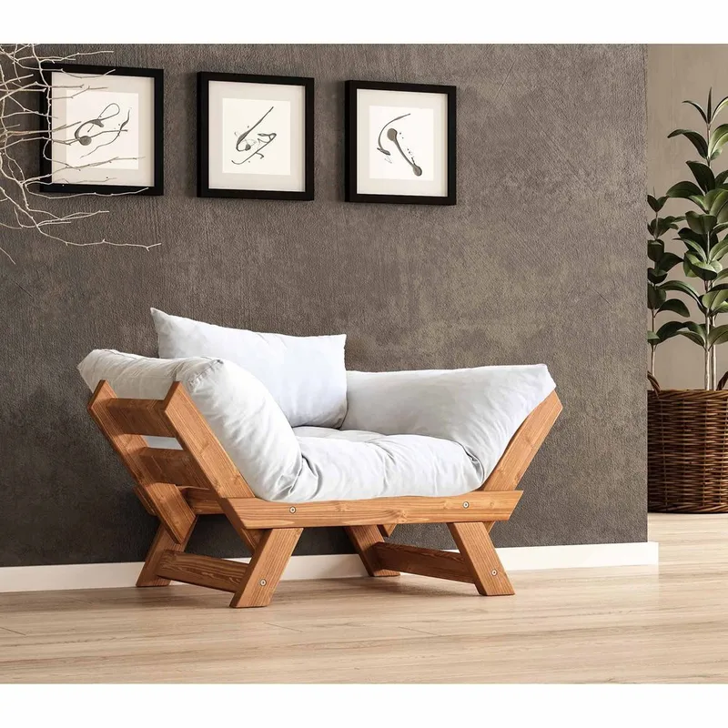 Zylar 2-sits Bäddsoffa - Vit - Möbler - Soffa - Bäddsoffa - Bäddsoffa 2 sits