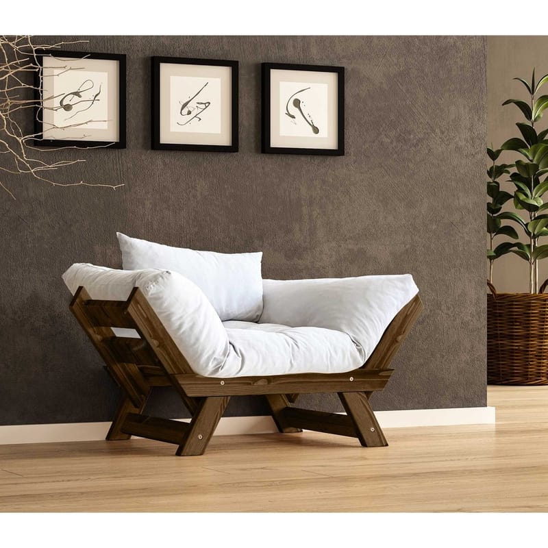 Zylar 2-sits Bäddsoffa - Vit - Möbler - Soffa - Bäddsoffa - Bäddsoffa 2 sits