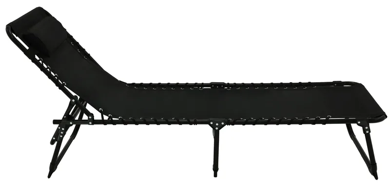 Örgryte | Fällbar solsäng | fem positioner svart, undefined