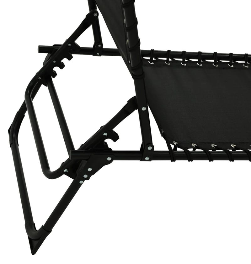 Örgryte solsäng - Ställbar | Svart - Svart - Utemöbler - Utestol & trädgårdsstol - Solsäng & Solvagnar