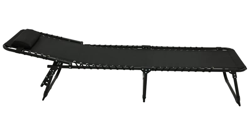 Örgryte solsäng - Ställbar | Svart - Svart - Utemöbler - Utestol & trädgårdsstol - Solsäng & Solvagnar